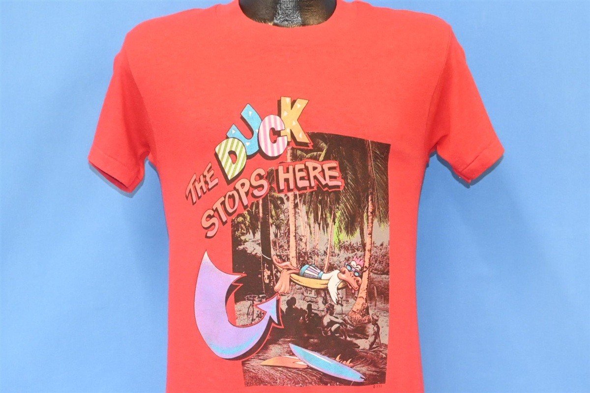 80s The Duck Stops Here Surfboard Tophalf Forest t-shirt product image 1