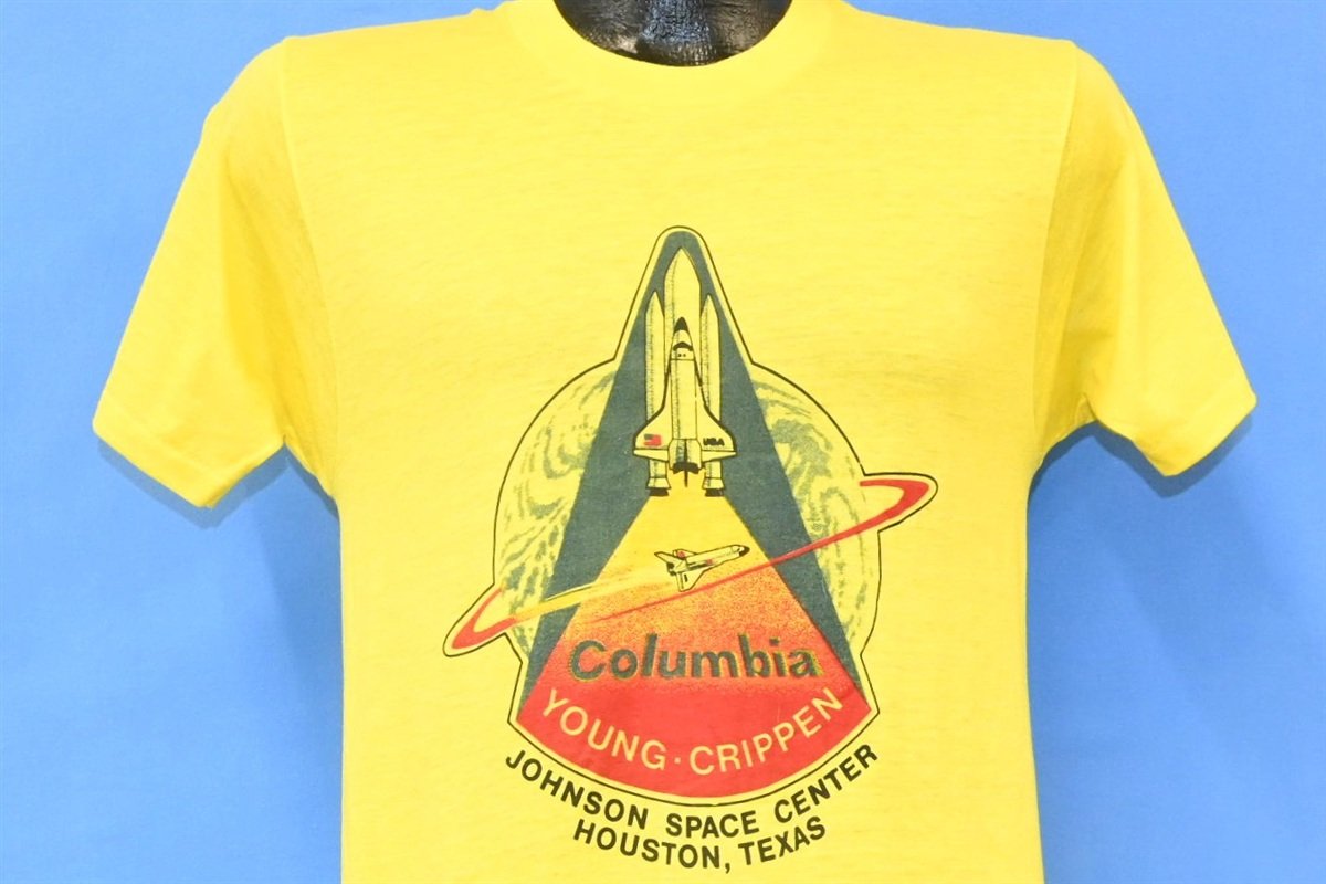 80s Columbia Space Shuttle STS-1 Mission Houston t-shirt product image 1