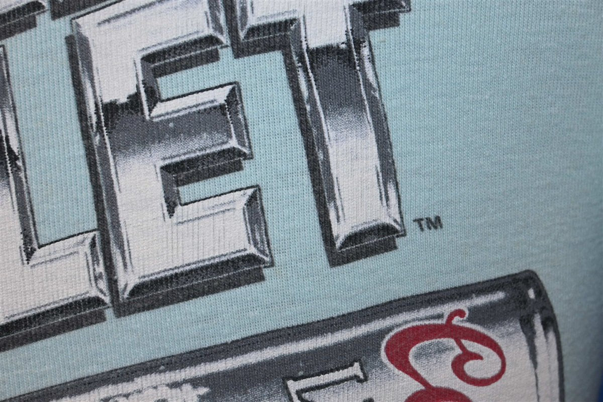 80s Coors Light Silver Bullet Beer Henley t-shirt Small product image 4