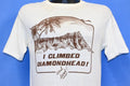 80s I Climbed Diamondhead and Lived Hawaii t-shirt Medium product image 1