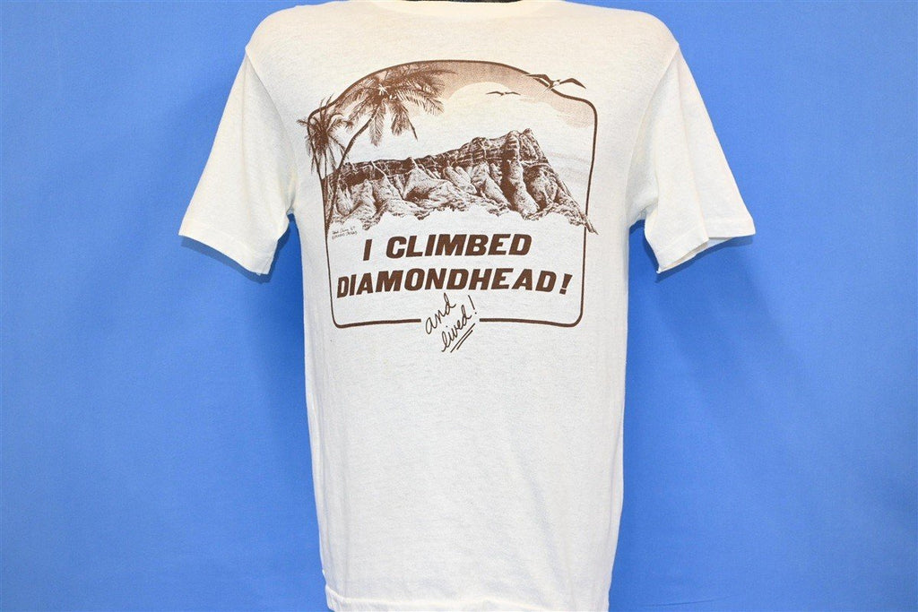 80s I Climbed Diamondhead and Lived Hawaii t-shirt Medium product image 2