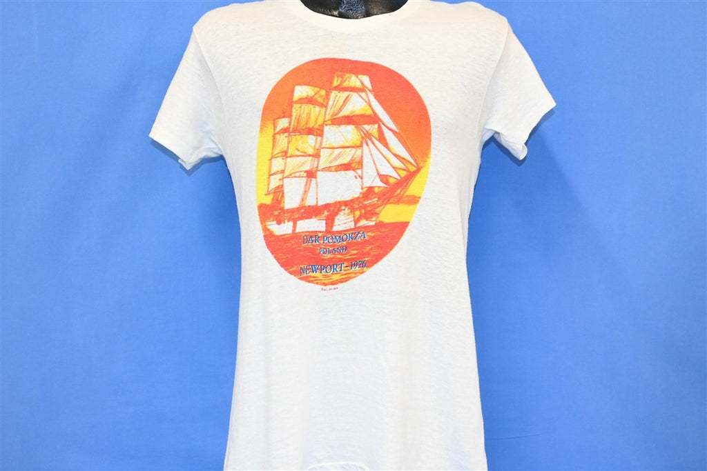 70s Dar Pomorza Poland Tallship Newport 1976 t-shirt Medium product image 2