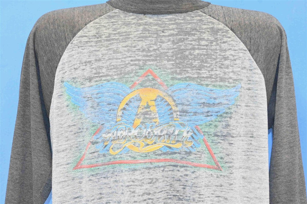 80s Aerosmith Rock in a Hard Place Distressed t-shirt Extra product image 1