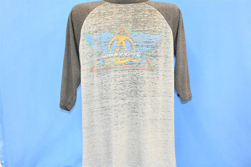 80s Aerosmith Rock in a Hard Place Distressed t-shirt Extra product image 2