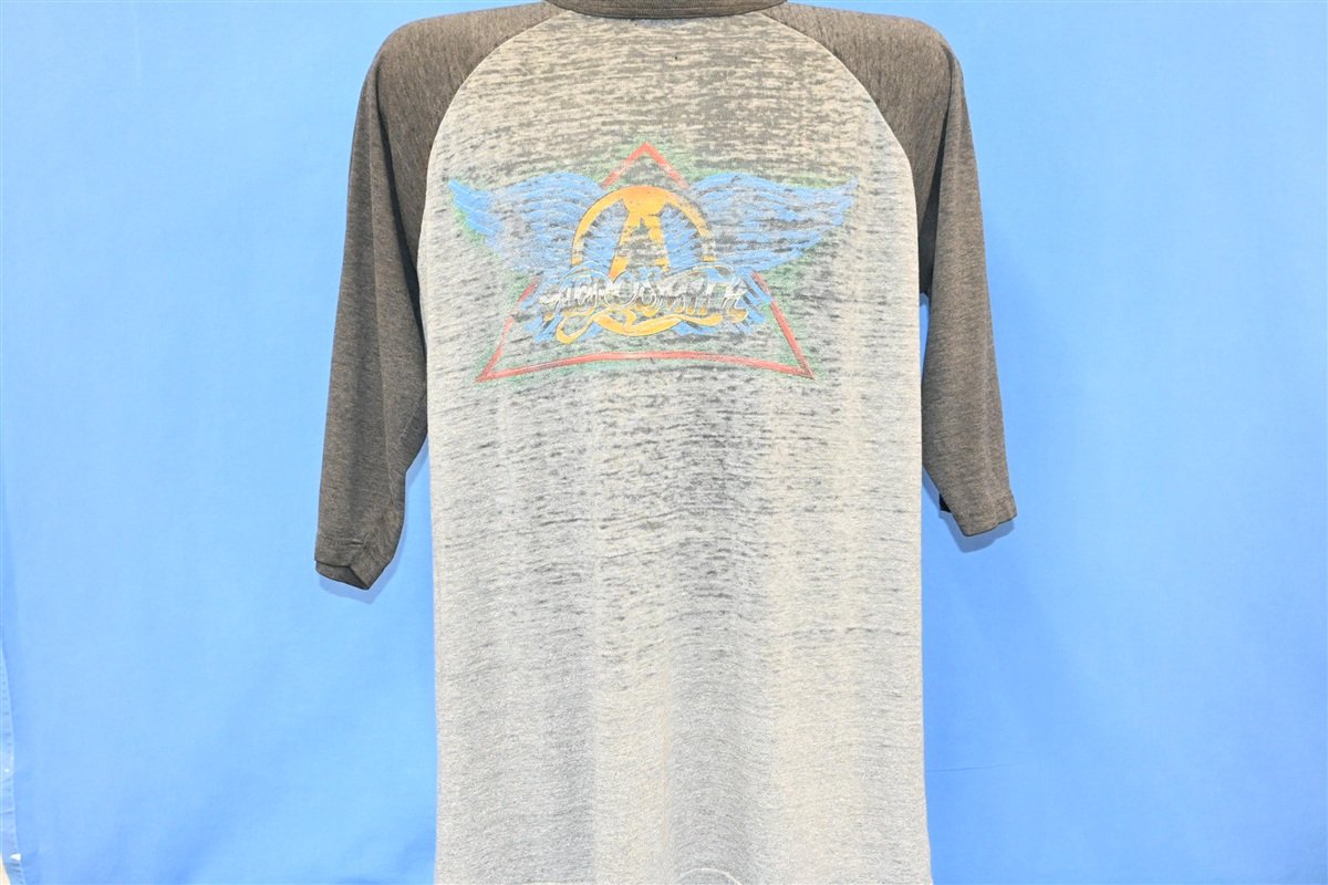 80s Aerosmith Rock in a Hard Place Distressed t-shirt Extra product image 2