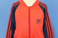 80s Adidas Trefoil Red Blue Zipper Track Jacket Youth Medium product image 1