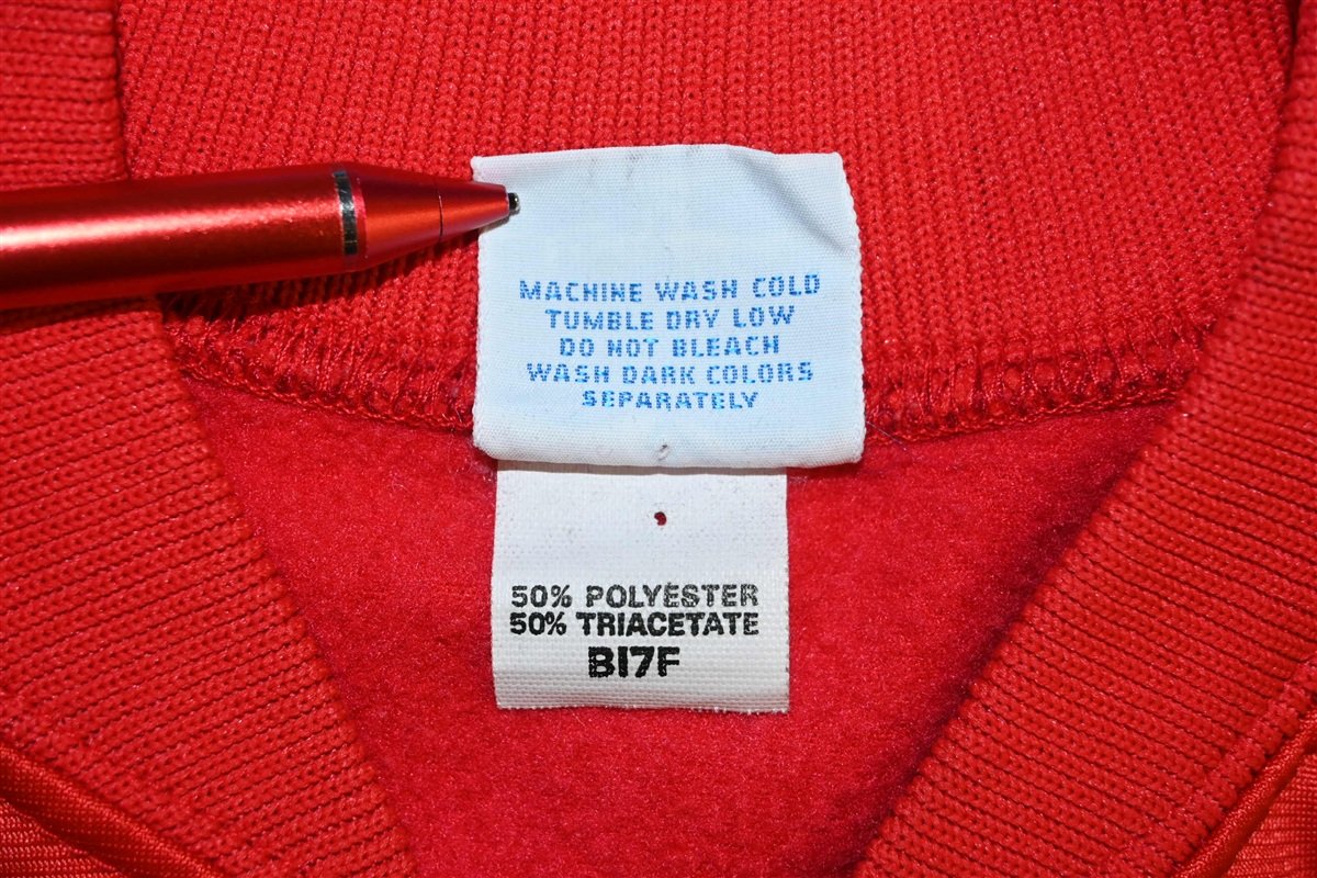 80s Adidas Trefoil Red Blue Zipper Track Jacket Youth Medium product image 5