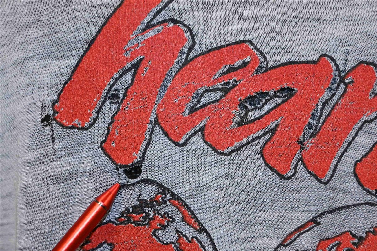 80s Heart Bebe le Strange World Tour Distressed t-shirt product image 7