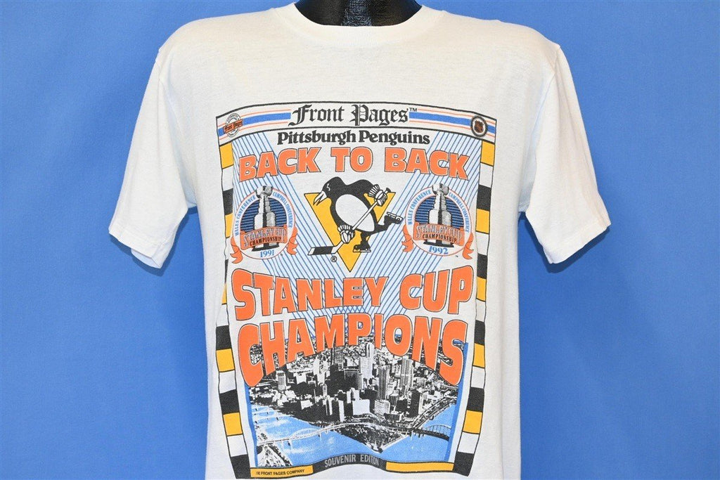 90s Pittsburgh Penguins Back To Back Stanley Cup t-shirt Large