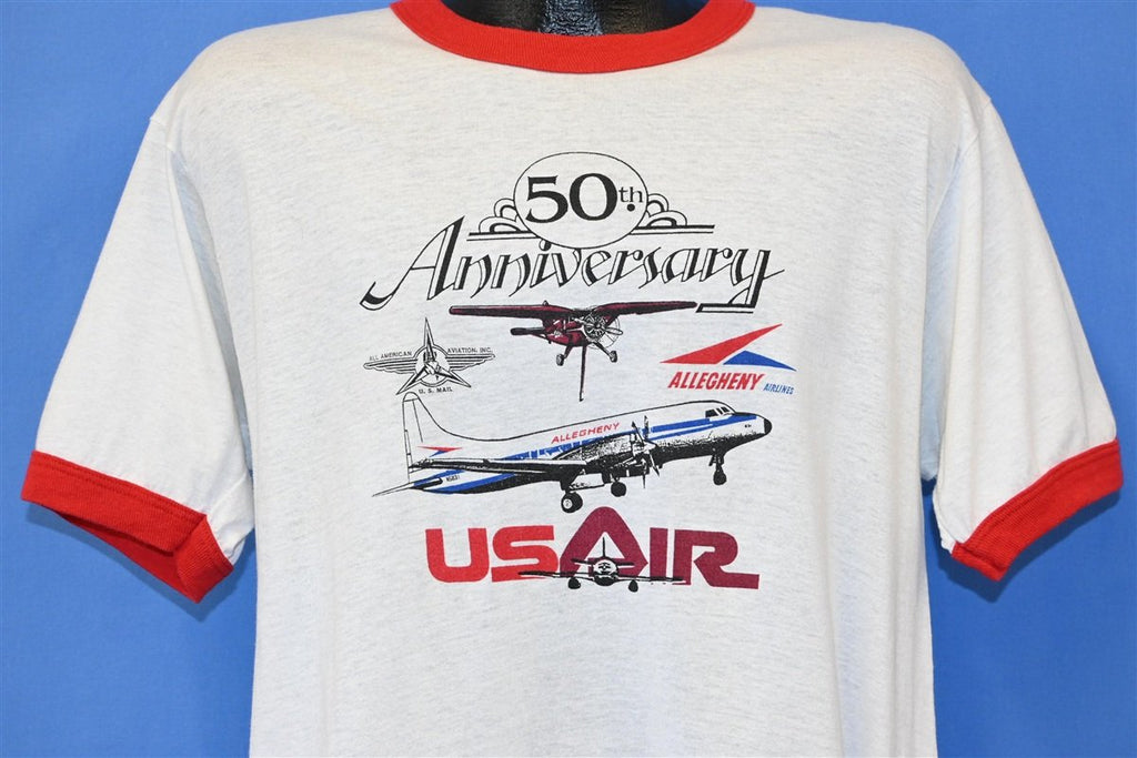 80s USAir Allegheny 50th Anniversary t-shirt Extra Large product image 1