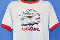 80s USAir Allegheny 50th Anniversary t-shirt Extra Large product image 1