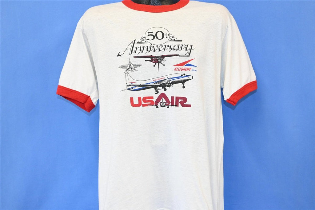80s USAir Allegheny 50th Anniversary t-shirt Extra Large product image 2