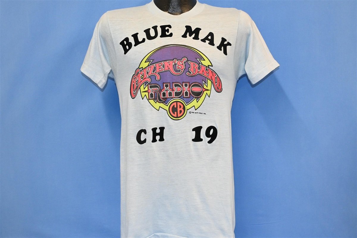 70s CB Citizens Band Radio Blue Mak Channel 19 t-shirt product image 2