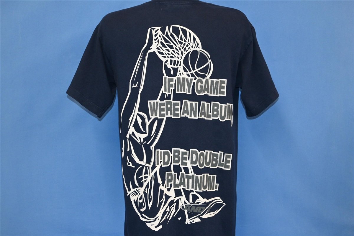 90s AND1 If My Game Were An Album Basketball t-shirt Medium product image 1