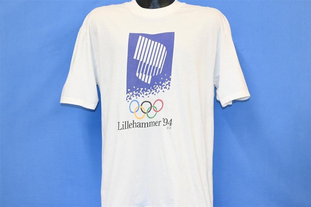 90s Lillehammer 1994 Winter Olympic Rings t-shirt Extra product image 2