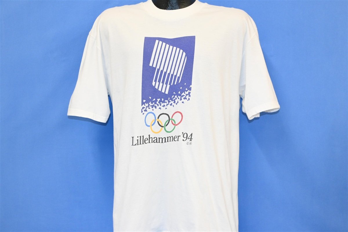 90s Lillehammer 1994 Winter Olympic Rings t-shirt Extra product image 2