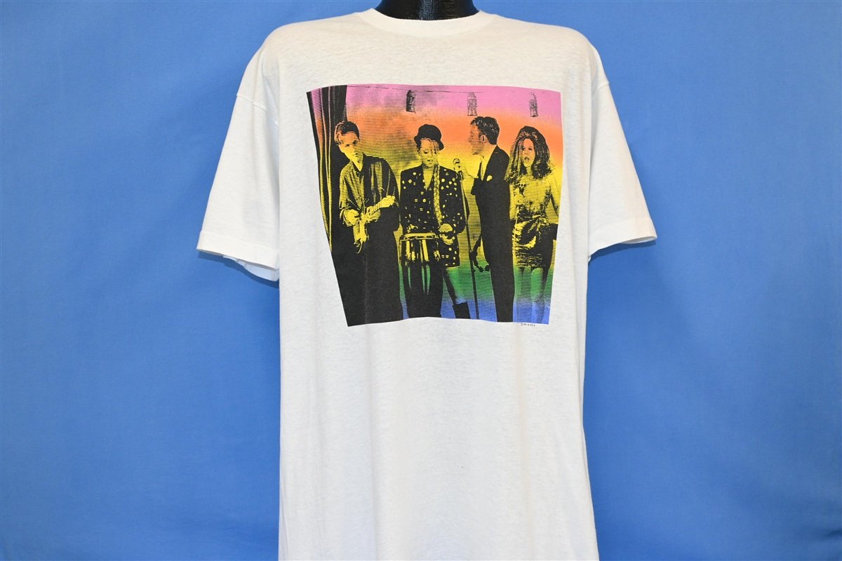 80s B-52s Cosmic Thing 1989 Tour Rainbow Concert t-shirt product image 2