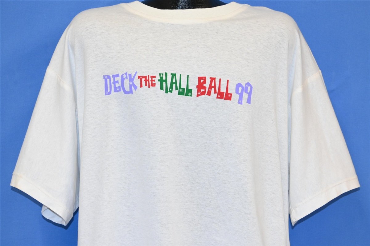90s Deck the Hall Ball 1999 End 107.7 Radio t-shirt Large product image 2