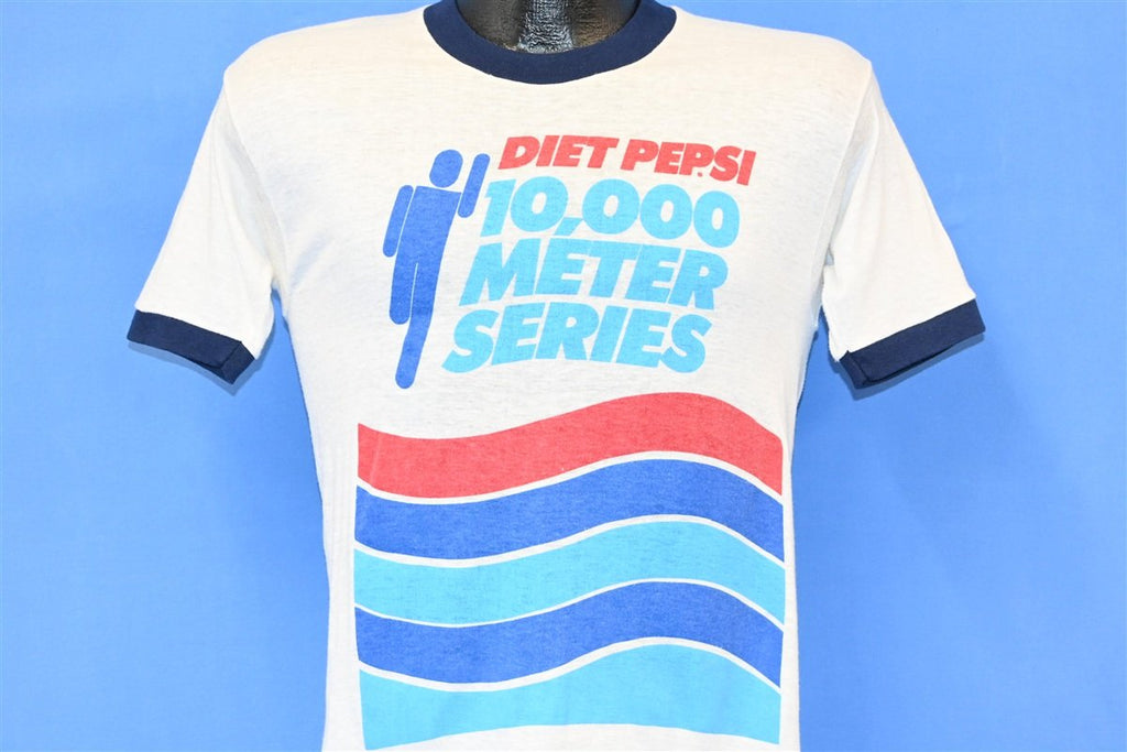 80s Diet Pepsi 10,000 Meter Race Series Ringer t-shirt product image 1