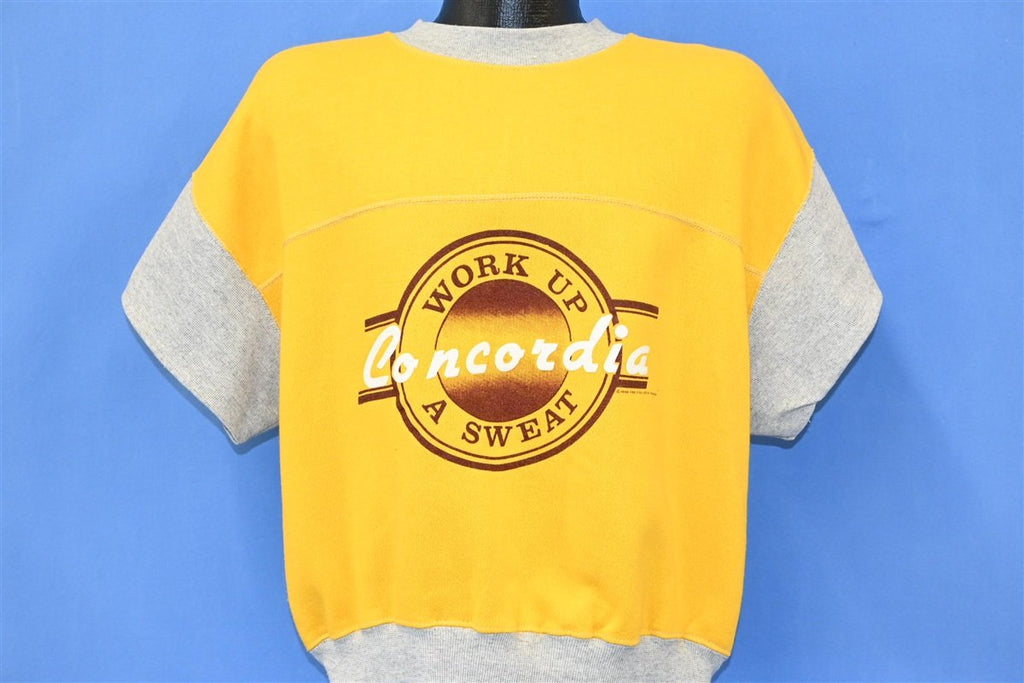 80s Concordia Work Up a Sweat Gold Sweatshirt Medium product image 2