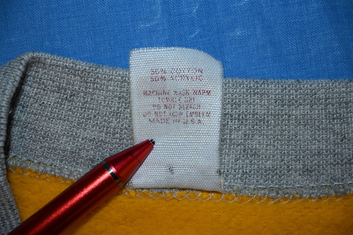 80s Concordia Work Up a Sweat Gold Sweatshirt Medium product image 5
