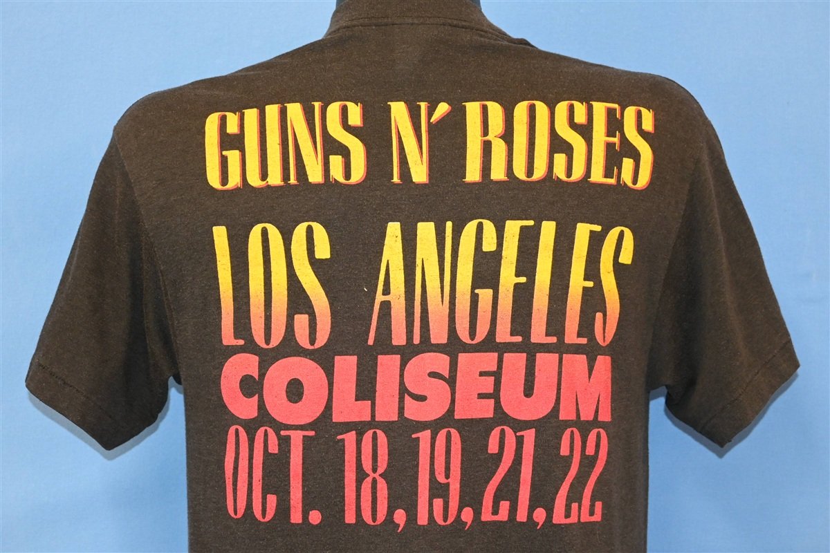 80s Guns N' Roses Stoned in LA Coliseum 1989 t-shirt Large product image 3