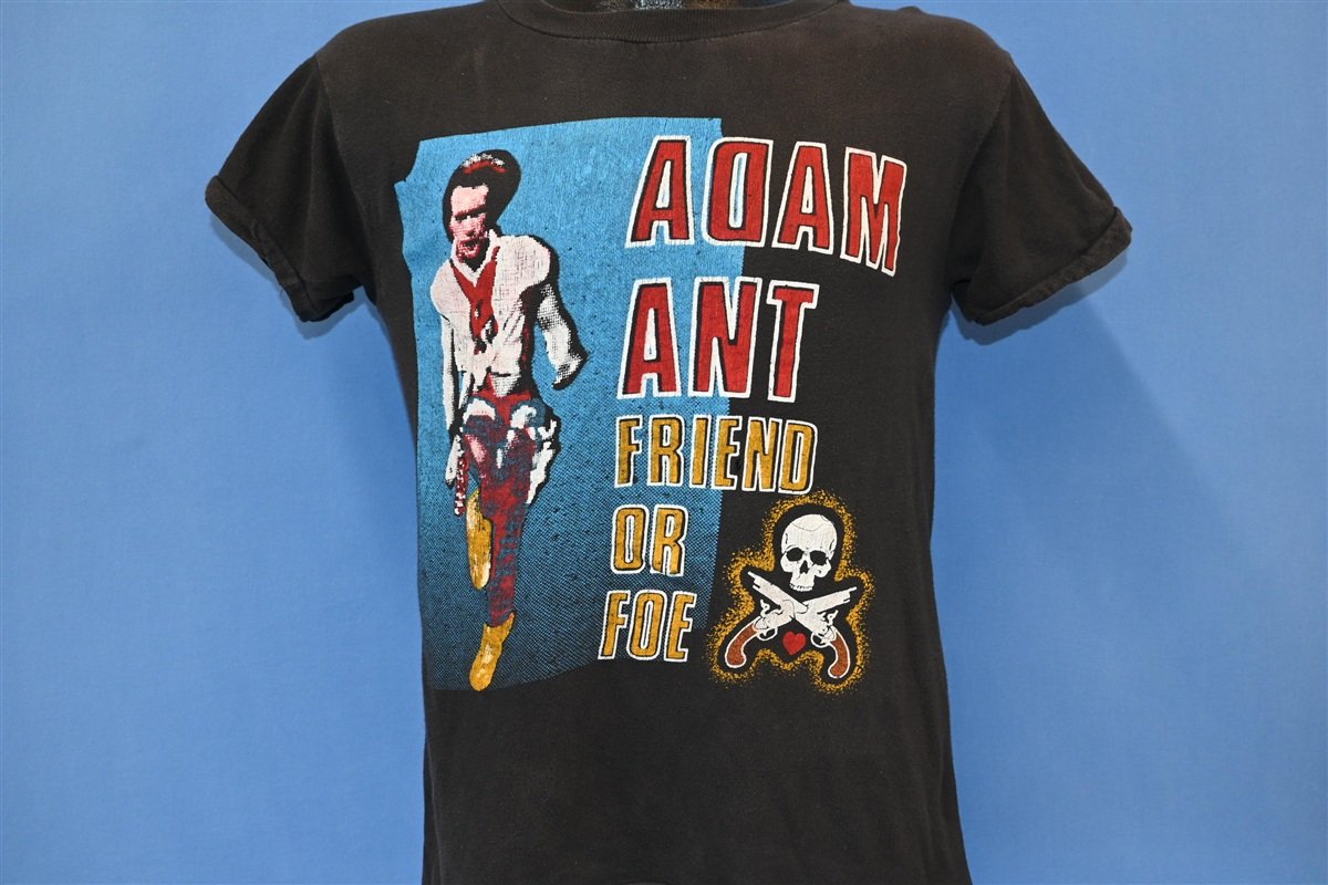 80s Adam Ant Friend Or Foe New Wave Black t-shirt Medium product image 2