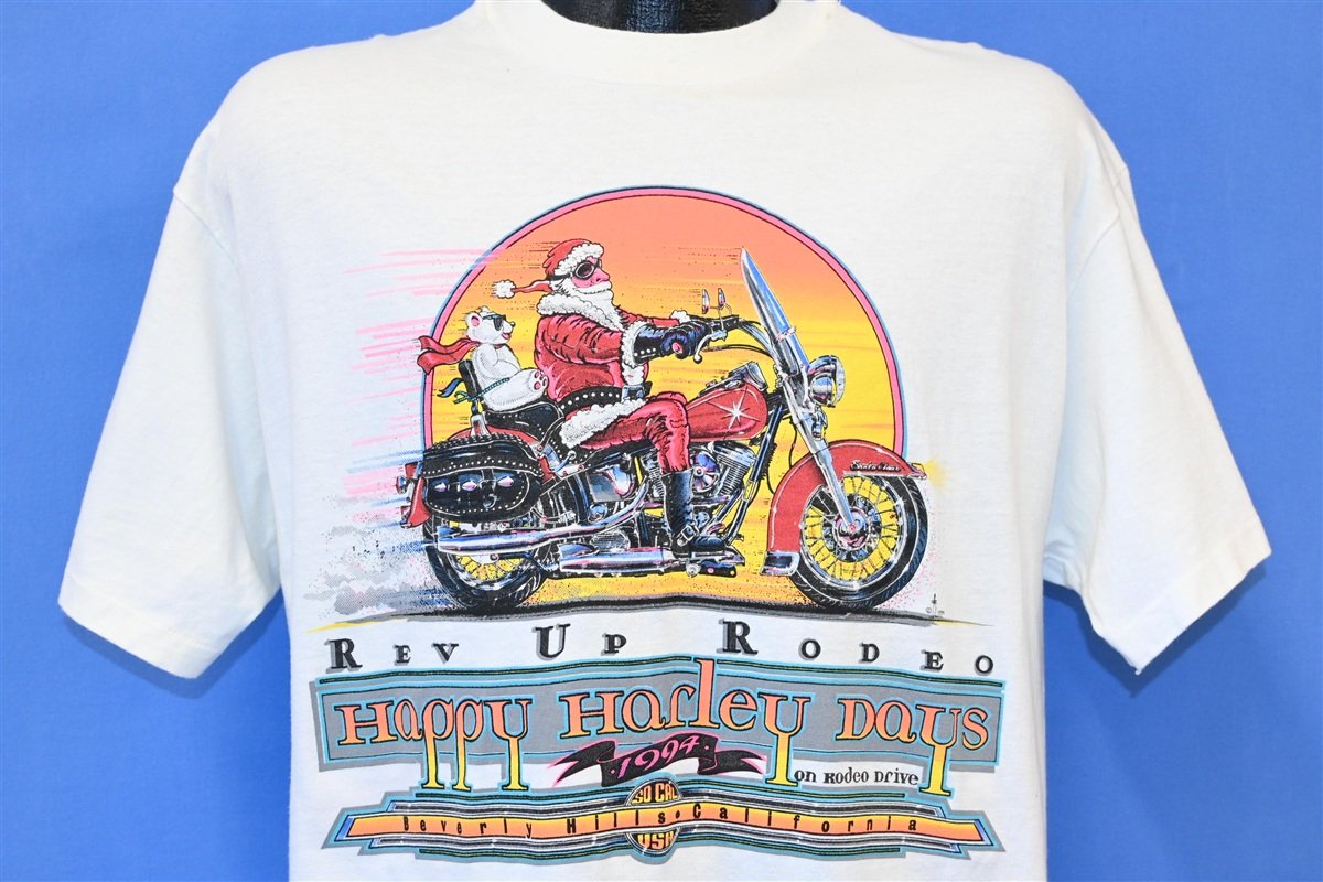 90s Happy Harley Days Beverly Hills Motorcycle t-shirt Large product image 1