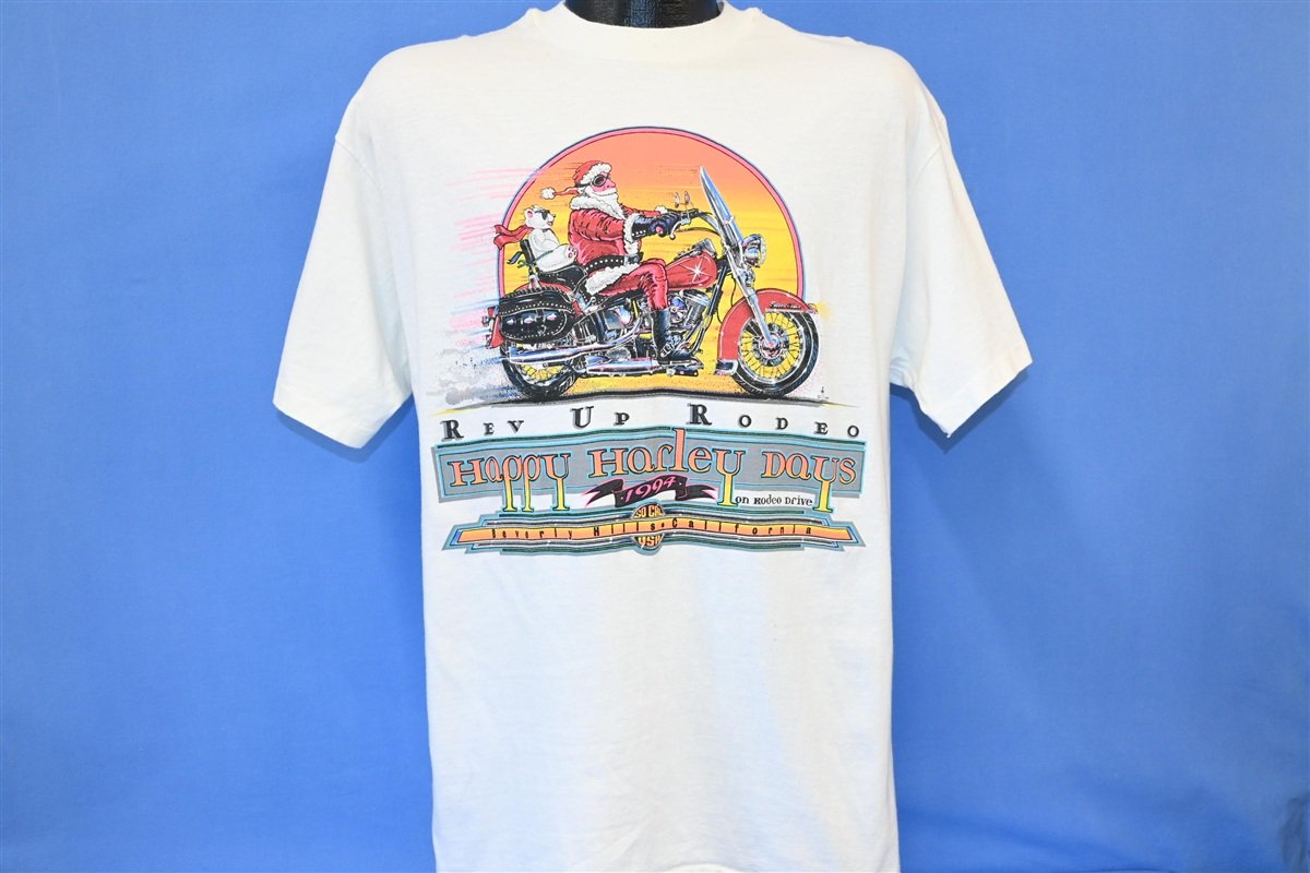 90s Happy Harley Days Beverly Hills Motorcycle t-shirt Large product image 2