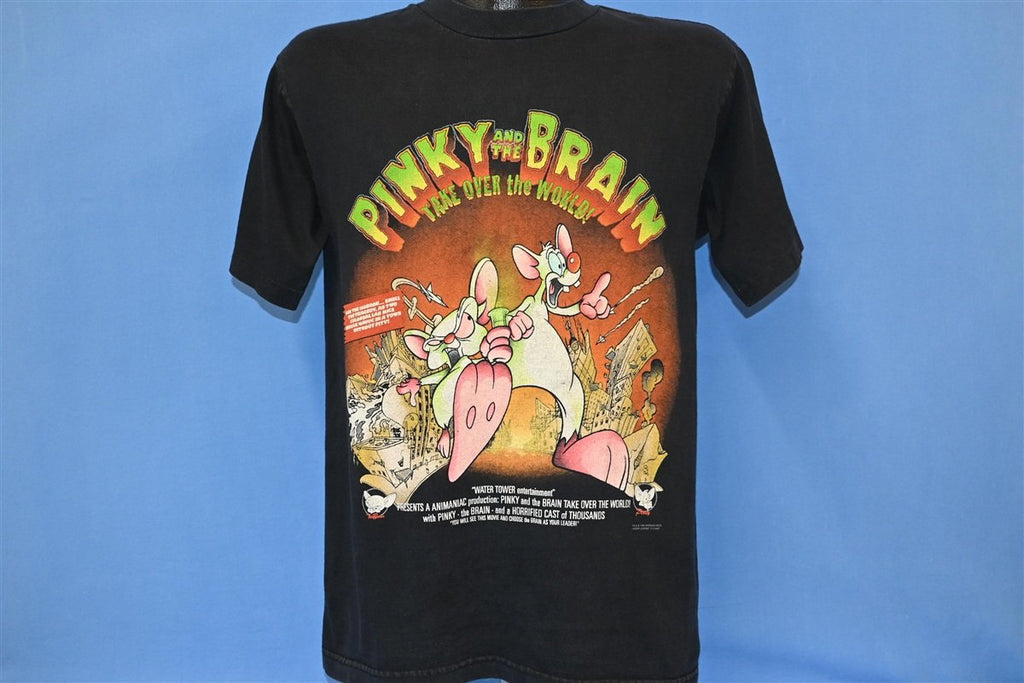 90s Pinky & the Brain Take Over World Cartoon t-shirt Large product image 2