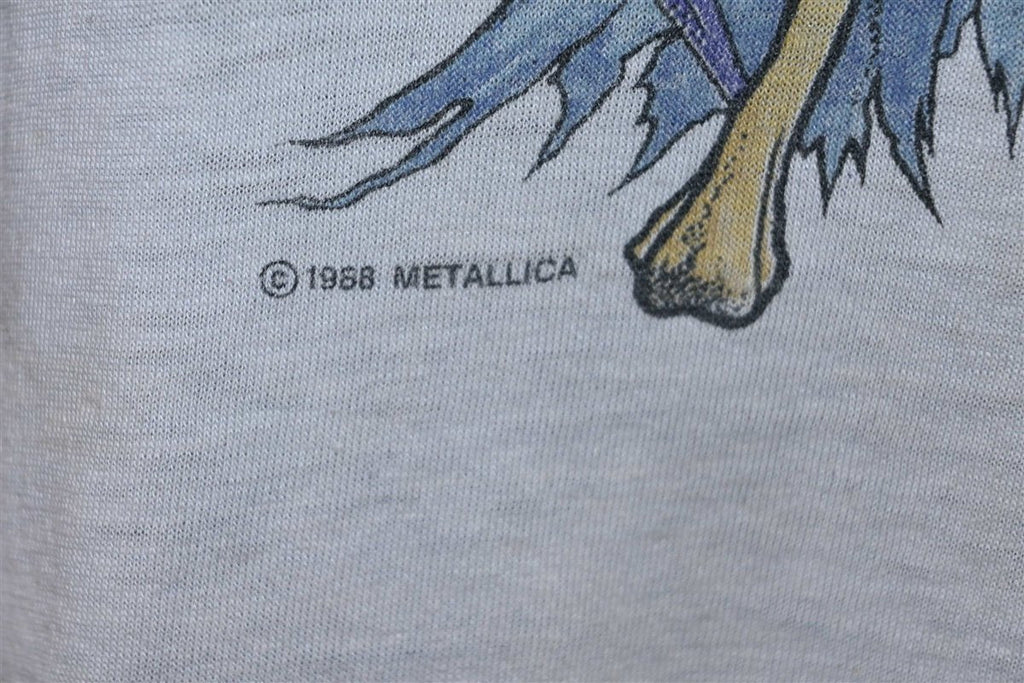 80s Metallica Justice For All Pushead Raglan Band t-shirt product image 3