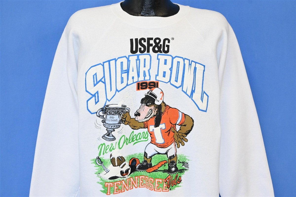 90s Tennessee Vols 1991 Sugar Bowl Football Sweatshirt Large product image 1