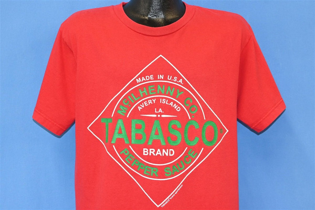 90s Tabasco Pepper Sauce Hot Spicy Red Label t-shirt Medium product image 1