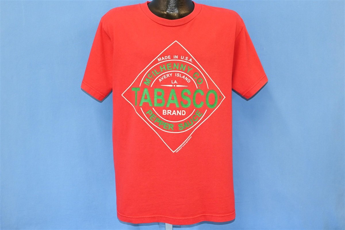 90s Tabasco Pepper Sauce Hot Spicy Red Label t-shirt Medium product image 2