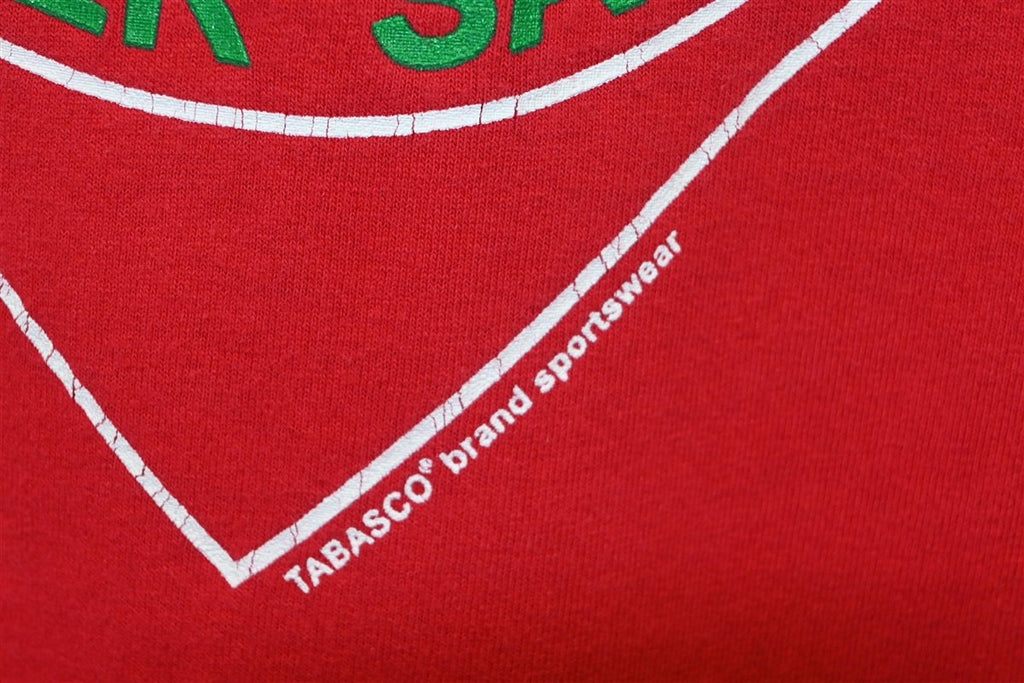 90s Tabasco Pepper Sauce Hot Spicy Red Label t-shirt Medium product image 3