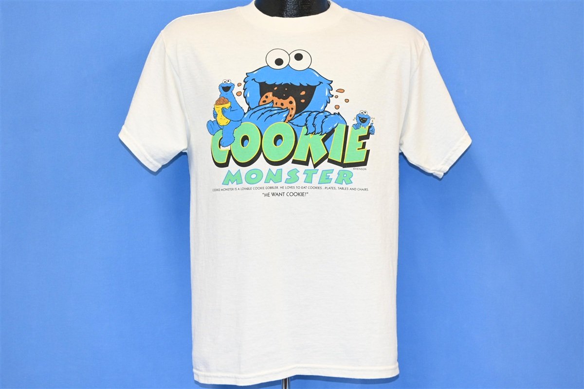 90s Cookie Monster Sesame Street Want t-shirt Youth Large product image 2