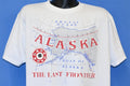 90s Alaska The Last Frontier Arctic White t-shirt Extra product image 1