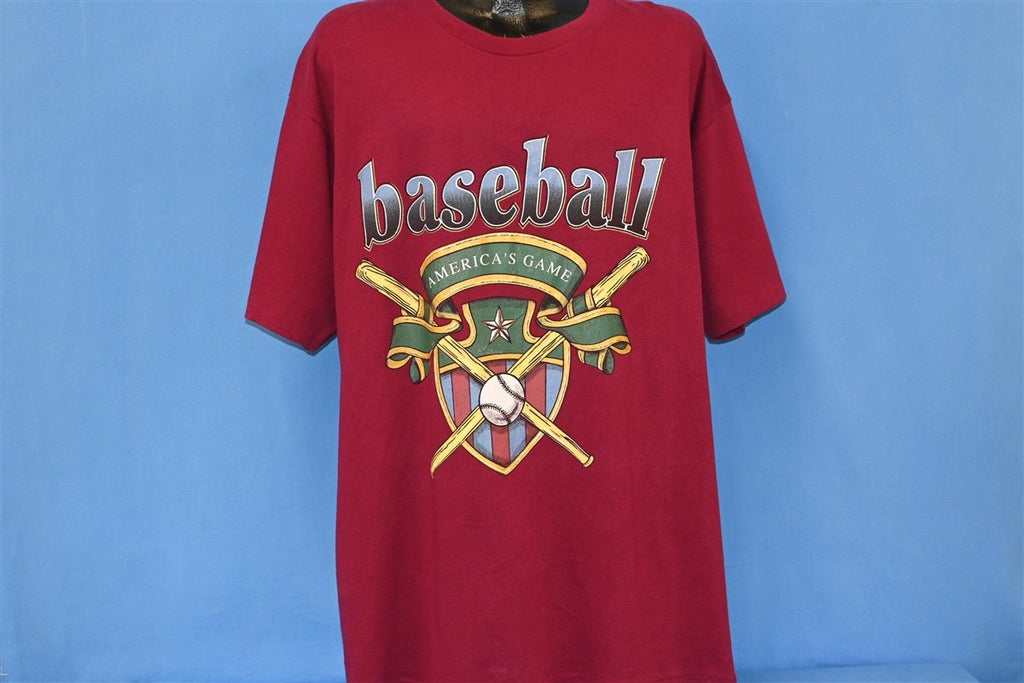 90s Baseball America's Game Coat of Arms t-shirt Extra Large product image 2