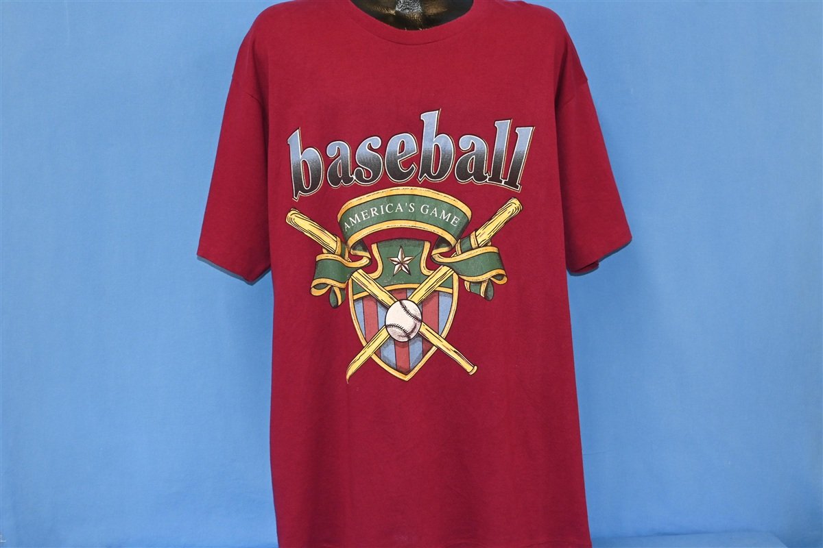 90s Baseball America's Game Coat of Arms t-shirt Extra Large product image 2