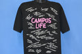 90s Campus Life Funny College Puffy Paint t-shirt Extra product image 1