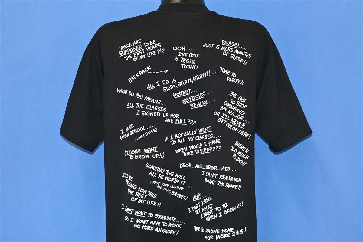 90s Campus Life Funny College Puffy Paint t-shirt Extra product image 6