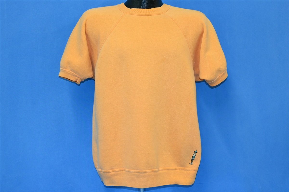 60s Orange Short Sleeve Faded Crewneck Sweatshirt Medium product image 2