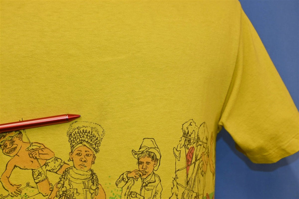 80s Ocean Pacific OP Surfing Wraparound Yellow t-shirt product image 6